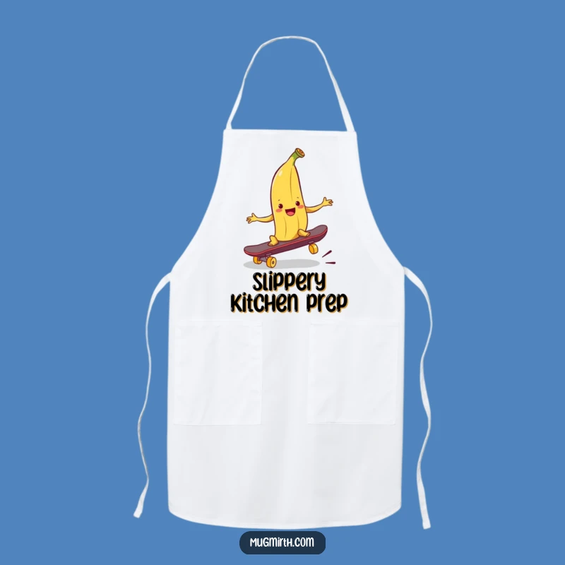 Funny Banana Peel Apron - Cook with Hilarious Mischief!