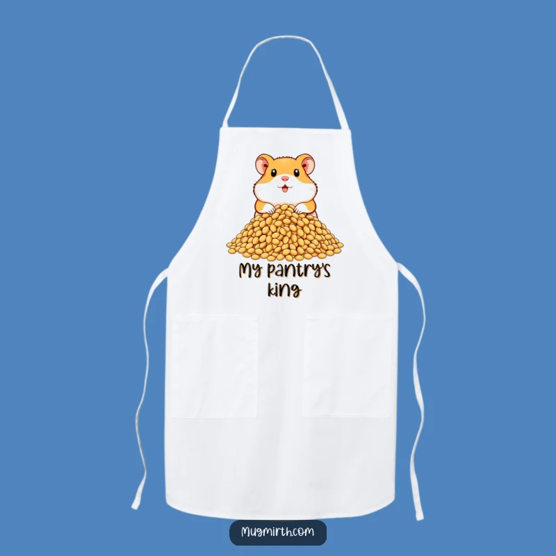 Funny Hamster Seed Apron: Hilarious Kitchen Wear for Snack Masters