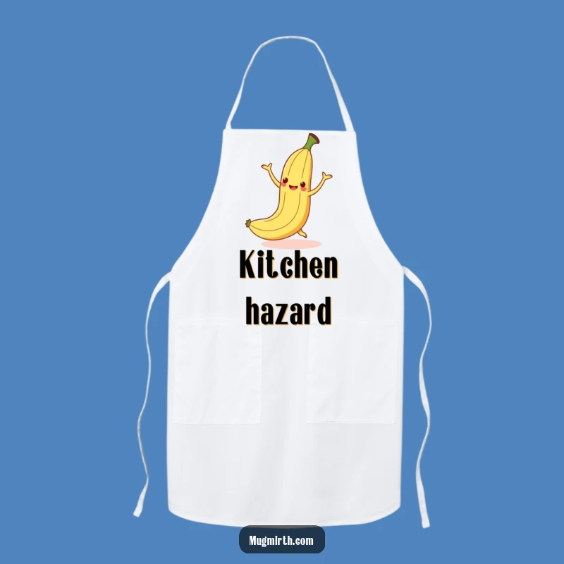 Funny Dancing Banana Slip Apron - Hilarious Kitchen Grooves & Falls