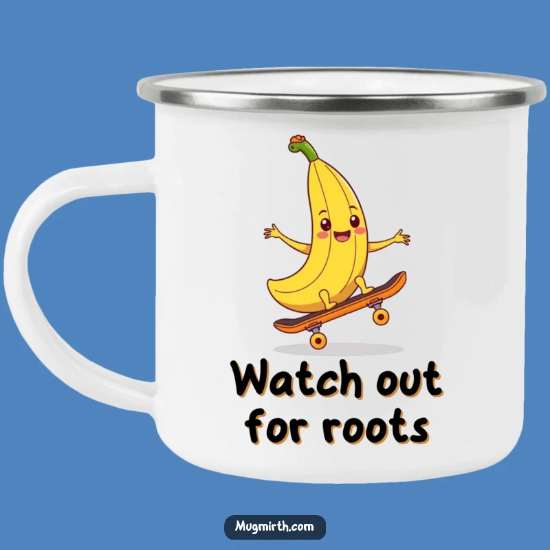 Funny Banana Peel Camping Mug: Outdoor Pranks, Durable Funny Gift Cup