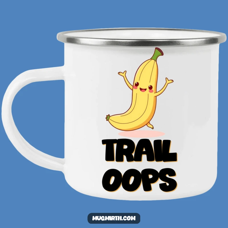 Funny Dancing Banana Slip Camping Mug - Groovy Campfire Fun
