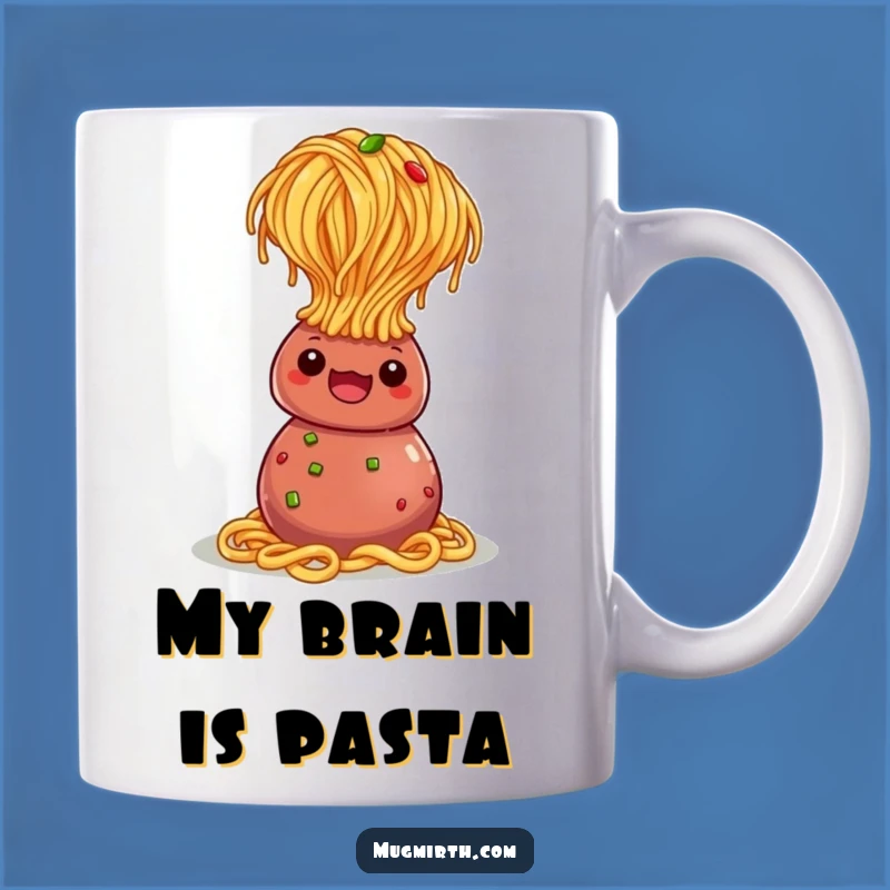 Funny Spaghetti Headstand Mug: A Hilarious Italian Food Gift for Pasta Lovers