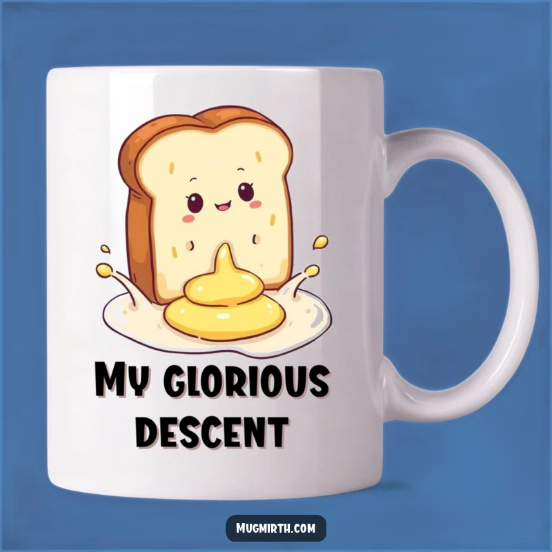 Funny Toast Splash Mug Makes a Hilarious Breakfast Gift for Butter Lovers