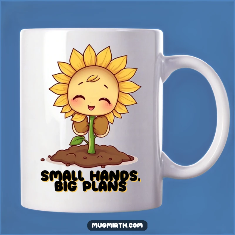 Funny Sprout Gardener Mug - Hilarious Planting Struggles, Perfect Funny Gift for Gardeners