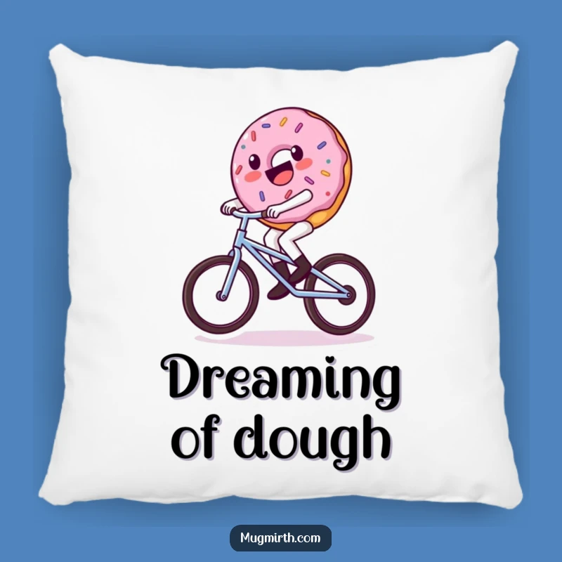 Funny Donut Unicycle Pillow: Soft Comfort, Wobbly Fun, Perfect Funny Gift
