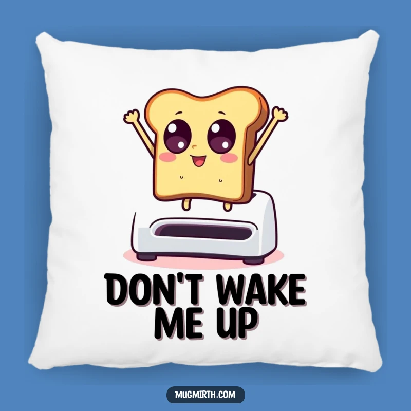 Funny Leaping Toast Toaster Pillow - Comfy & Hilarious Home Accent