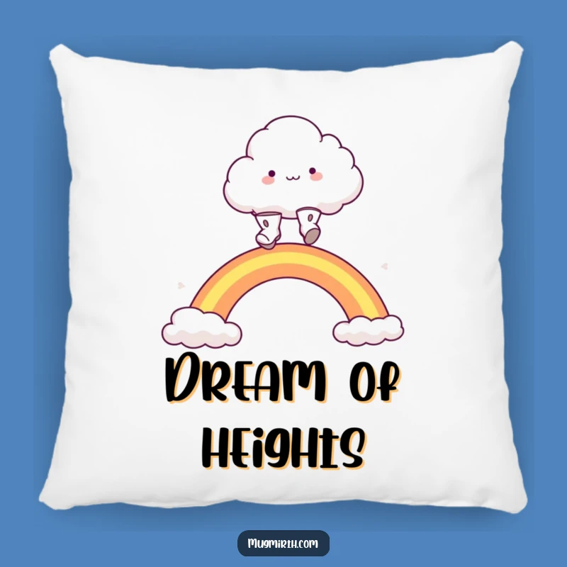 Soft Funny Cloud Boots Pillow, Rainbow Leaping Comfort Gift