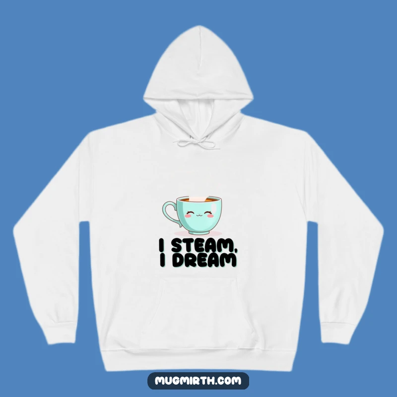 Funny Teacup Steam Bubbles Hoodie - Cozy Up with Whimsical Charm!