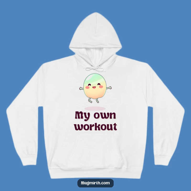 Funny Jelly Wobble Hoodie - Comfy & Quirky Gelatin Design, Ideal Funny Gift for Cozy Laughs