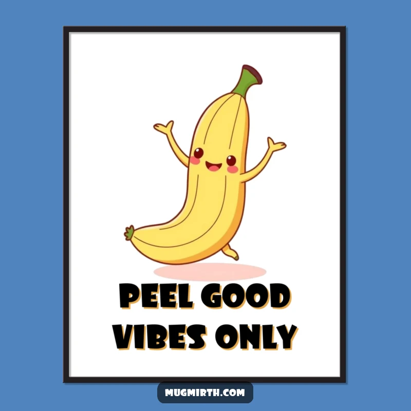 Funny Free Printable Wall Art: Dancing Banana Slip - DIY Decor!