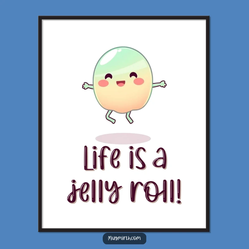 Jelly Jump Rope: Fun Free Printable Wall Art - Quirky Downloadable Art