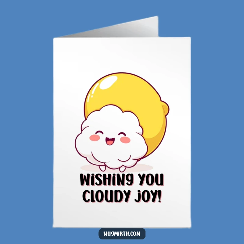 Free Printable Birthday Card: Cloud & Lemon Squeeze for a Sweet Downloadable Gift