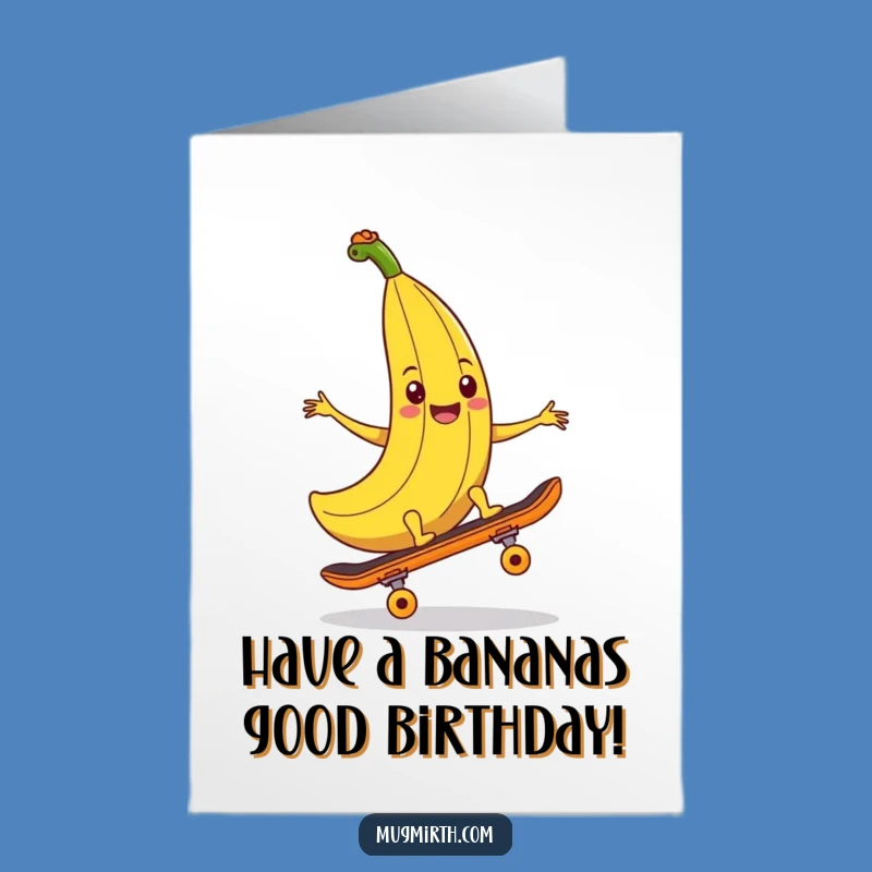 Free Printable Banana Birthday Card: Slippery Fun DIY Downloadable Gift for Laughs