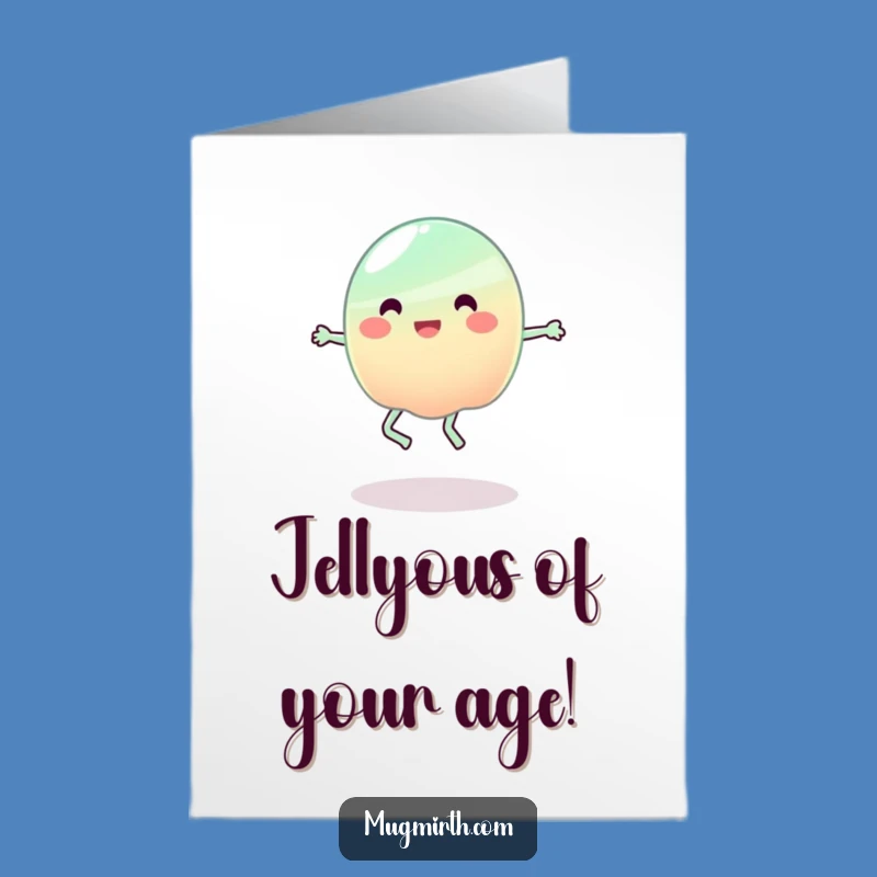 Wobbly Jelly Birthday Card: Free Printable Fun - Hilarious Downloadable Gift