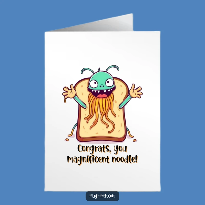 Free Printable Congrats Card: Toast FSM High-Five - Funny Downloadable Gift!