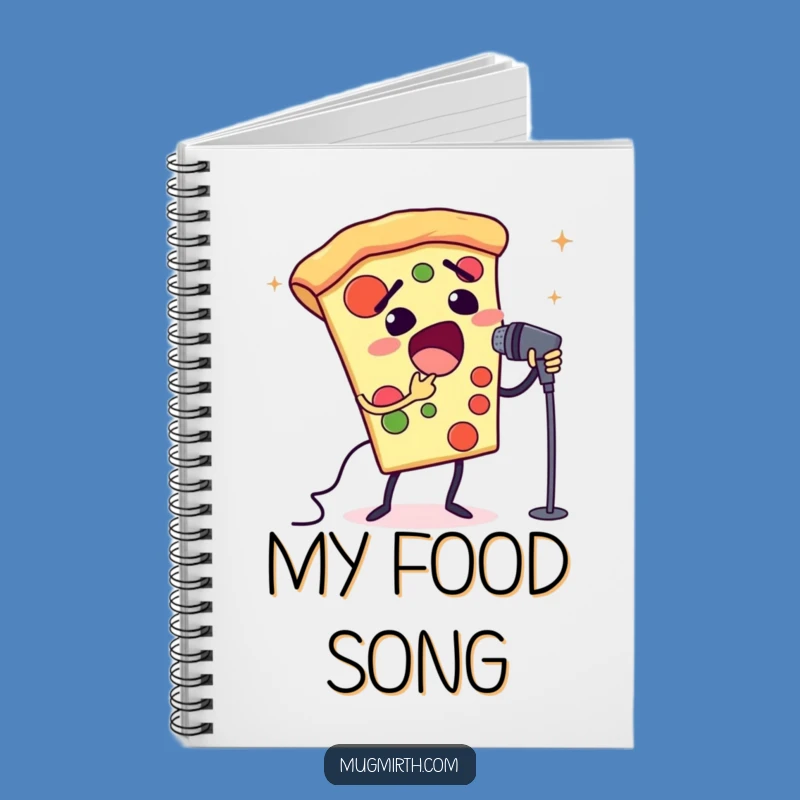 Funny Opera Pizza Notebook: Jot Down Your Thoughts with Dramatic Pizzazz!