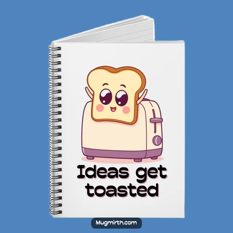 Funny Toast Jumps into Toaster Notebook: Hilarious Journal for Breakfast Ideas and Notes