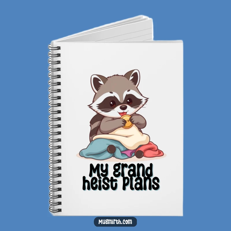 Funny Raccoon Secret Keeper Notebook - Hilarious Journal, Perfect Funny Gift for Notes & Doodles