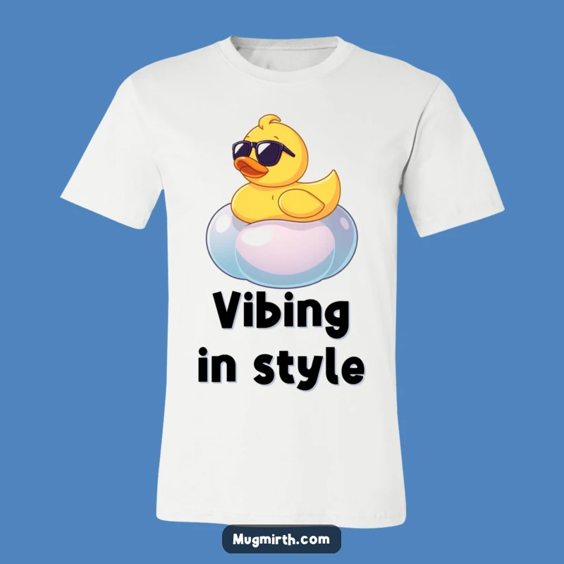 Funny Sunglasses Ducky Jellybean T-Shirt - Cool & Comfy Hilarious Tee