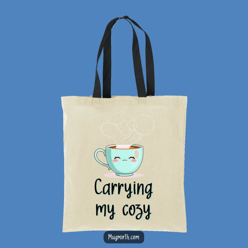 Funny Teacup Steam Bubbles Tote Bag - Carry Your Whimsy!